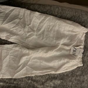 Girls size 11-12 linen wide leg pants